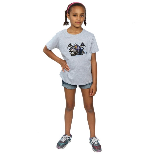 Li-cense Dc comics meisjes batman tv-serie bat bike katoenen t-shirt UTBI10849_sportsgrey large