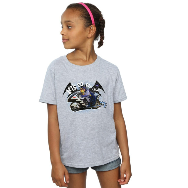 Li-cense Dc comics meisjes batman tv-serie bat bike katoenen t-shirt UTBI10849_sportsgrey large