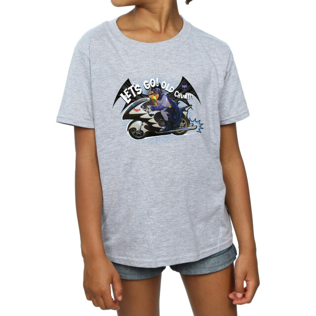 Li-cense Dc comics meisjes batman tv-serie bat bike katoenen t-shirt UTBI10849_sportsgrey large