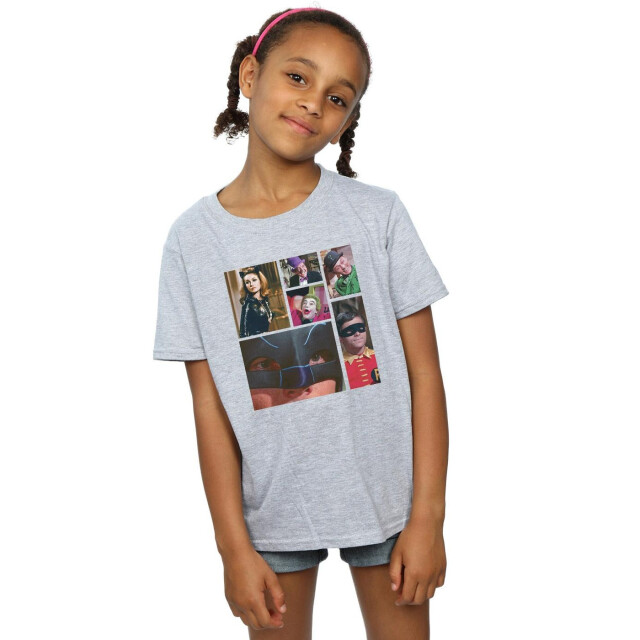 Li-cense Dc comics meisjes batman tv-serie klasse foto katoenen t-shirt UTBI11135_sportsgrey large