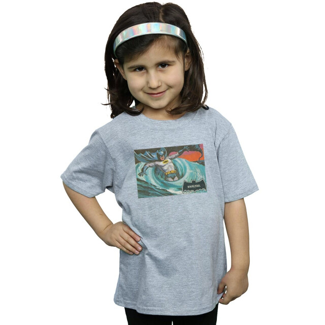 Li-cense Dc comics meisjes batman tv-serie whirlpool katoenen t-shirt UTBI11270_sportsgrey large