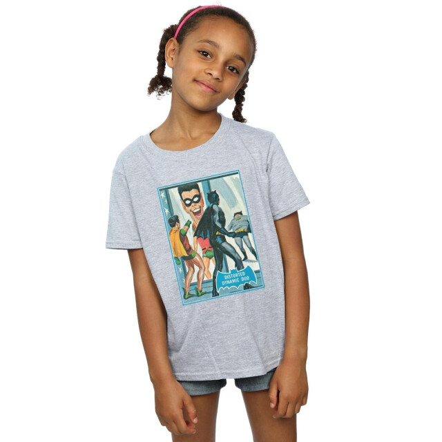 Li-cense Dc comics meisjes batman tv-serie dynamic duo katoenen t-shirt UTBI11269_sportsgrey large