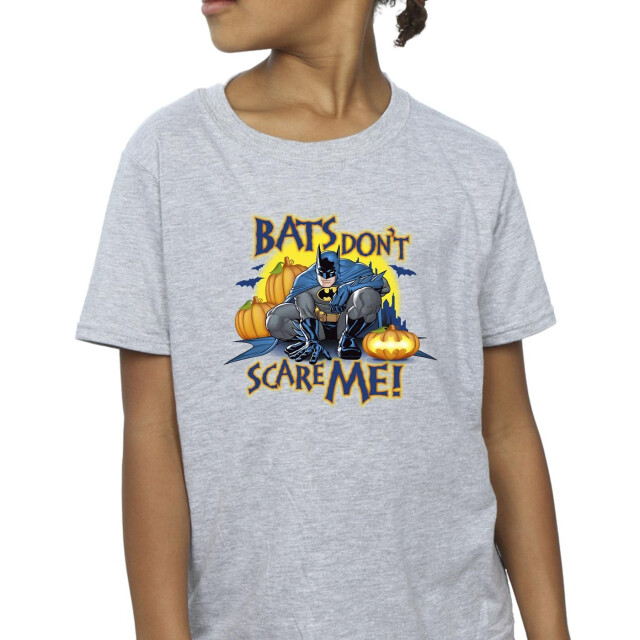 Li-cense Dc comics meisjes batman vleermuizen maken me niet bang katoenen t-shirt UTBI10255_sportsgrey large