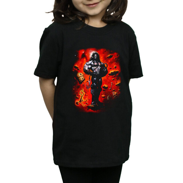 Li-cense Dc comics meisjes lobo cosmos katoenen t-shirt UTBI22362_black large
