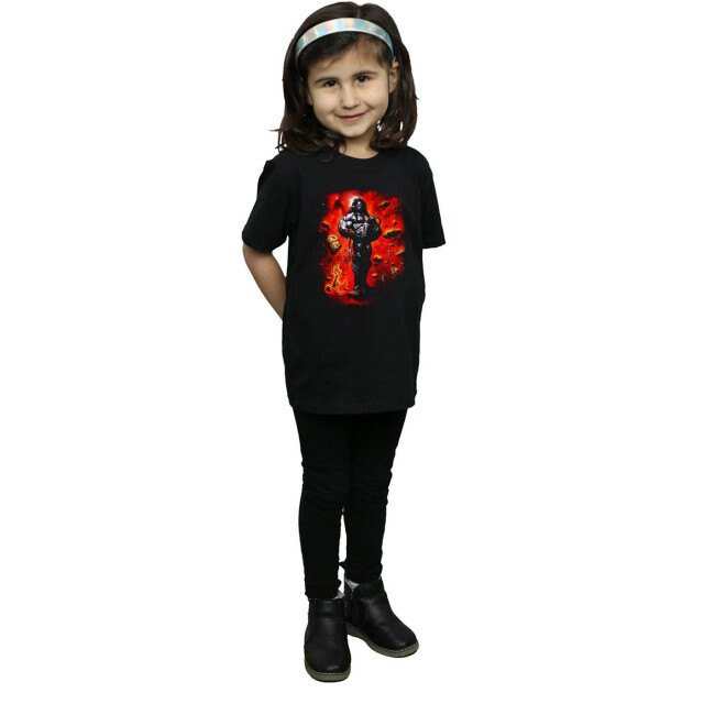 Li-cense Dc comics meisjes lobo cosmos katoenen t-shirt UTBI22362_black large