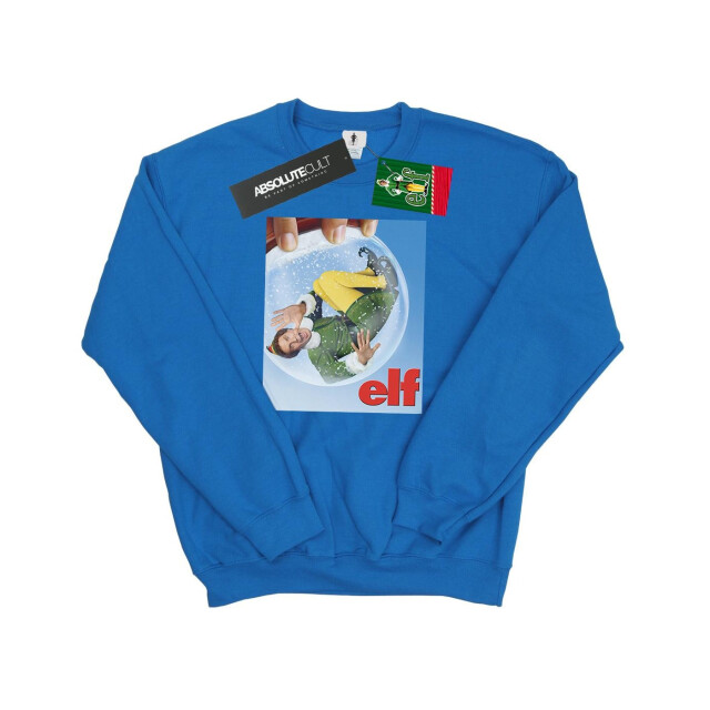 Li-cense Elf heren sweatshirt sneeuwbol poster UTBI22419_royalblue large