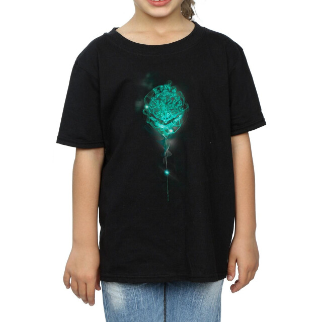 Li-cense Harry potter meisjes zweinstein borstwering mist katoenen t-shirt UTBI20770_black large