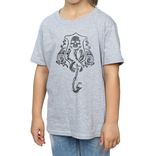 Li-cense Harry potter katoenen t-shirt met donkere merktekens voor meisjes UTBI20820_sportsgrey large