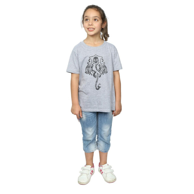 Li-cense Harry potter katoenen t-shirt met donkere merktekens voor meisjes UTBI20820_sportsgrey large