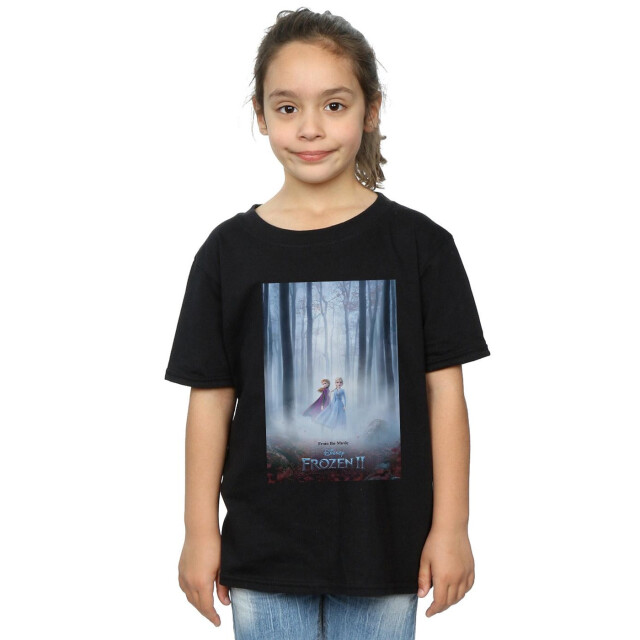Li-cense Disney meisjes frozen 2 film poster katoenen t-shirt UTBI19218_black large