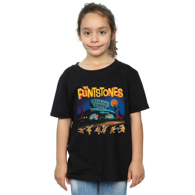 Li-cense The flintstones meisjes kampioenen van bedrock bowl katoenen t-shirt UTBI18224_black large