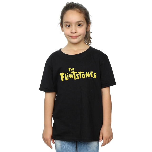 Li-cense The flintstones katoenen t-shirt met origineel logo voor meisjes UTBI18142_black large