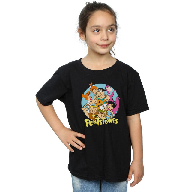 Li-cense The flintstones meisjes groep cirkel katoenen t-shirt UTBI18193_black large