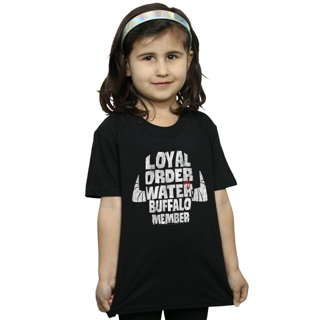 Li-cense The flintstones katoenen t-shirt voor meisjes loyal order water buffalo member UTBI18223_black large