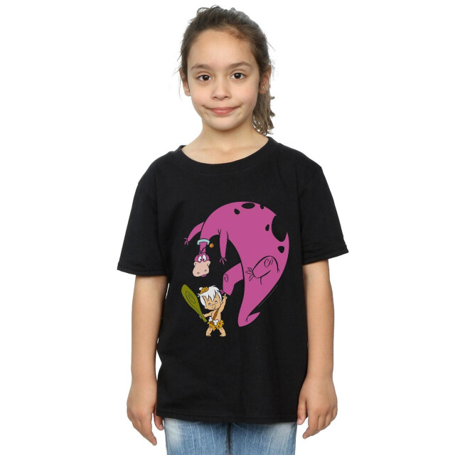 Li-cense The flintstones meisjes bamm bamm en dino katoenen t-shirt UTBI18195_black large