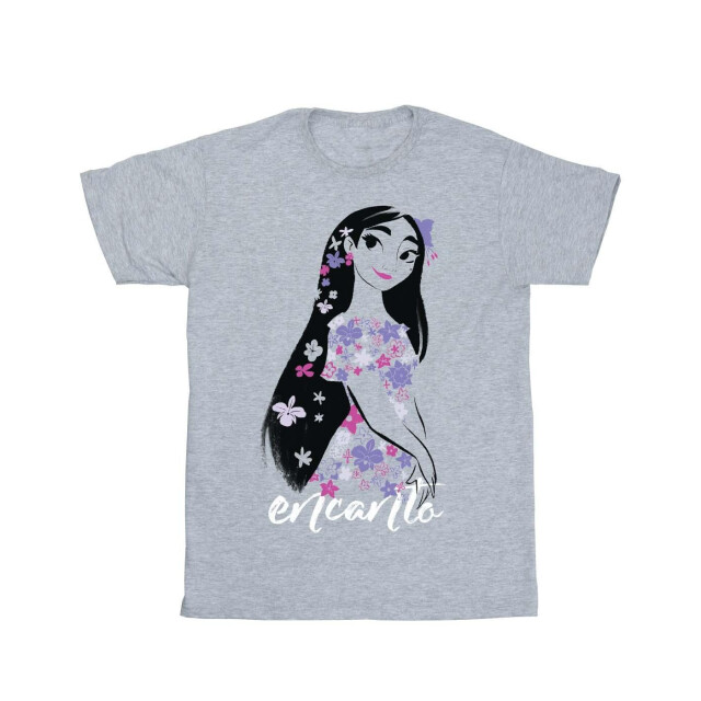 Li-cense Disney meisjes encanto isabela katoenen t-shirt UTBI17571_sportsgrey large