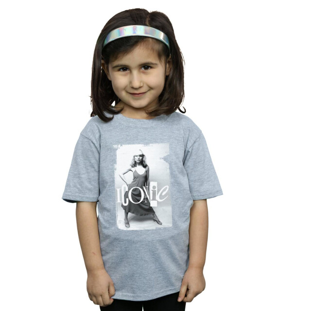 Li-cense Debbie harry katoenen t-shirt met iconische foto voor meisjes UTBI17670_sportsgrey large