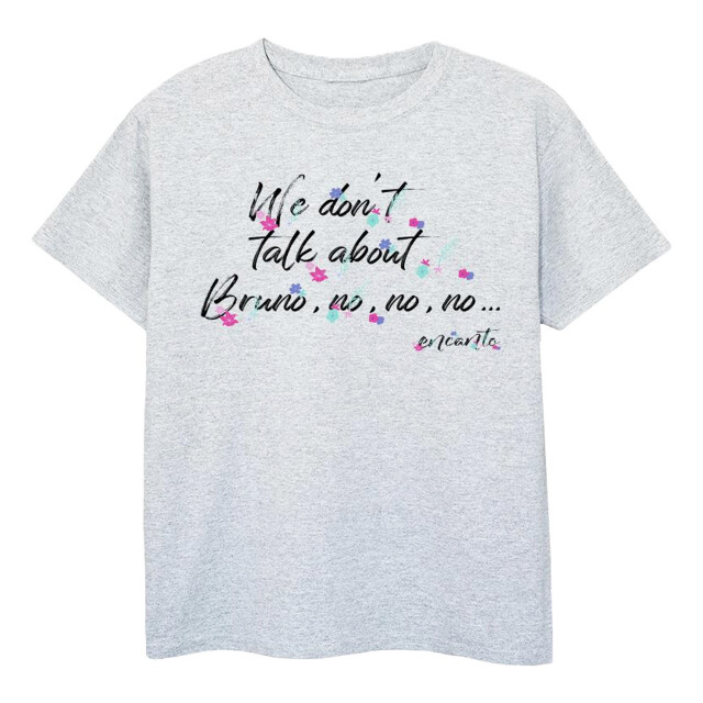 Li-cense Disney meisjes encanto bruno no no katoenen t-shirt UTBI17599_sportsgrey large