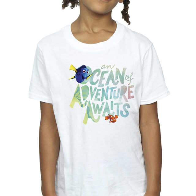 Li-cense Finding dory katoenen t-shirt oceaanavontuur voor meisjes UTBI1718_white large