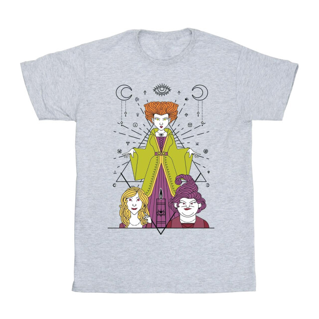 Li-cense Disney meisjes hocus pocus kaars katoenen t-shirt UTBI16730_sportsgrey large