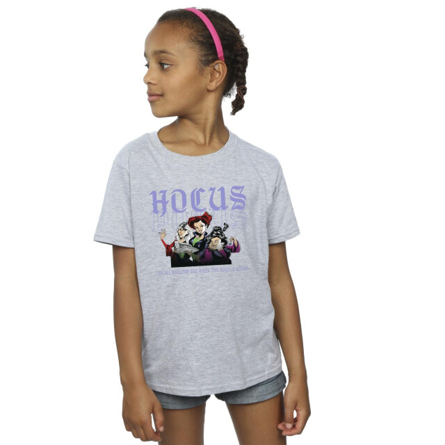 Li-cense Disney meisjes hocus pocus hallows eve katoenen t-shirt UTBI16695_sportsgrey large