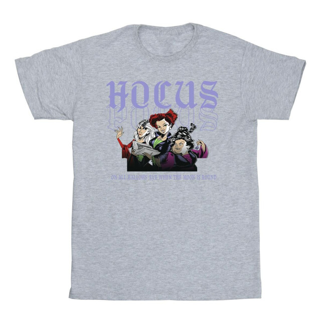 Li-cense Disney meisjes hocus pocus hallows eve katoenen t-shirt UTBI16695_sportsgrey large