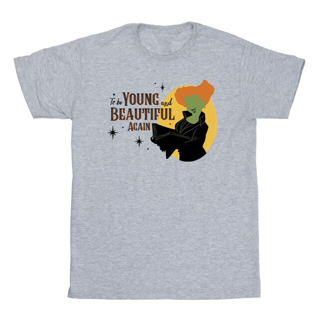 Li-cense Disney meisjes hocus pocus to be winifred katoenen t-shirt UTBI16670_sportsgrey large