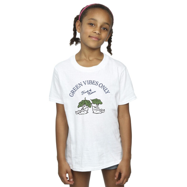 Li-cense Disney meisjes chip ´n dale green vibes only katoenen t-shirt UTBI15454_white large