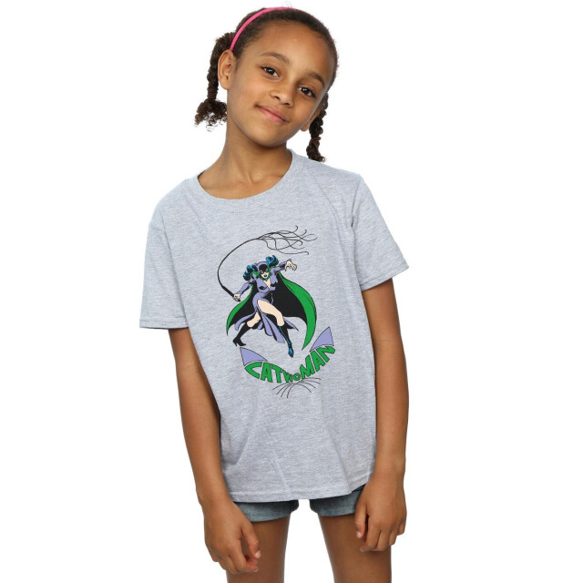 Li-cense Dc comics katoenen t-shirt met zweep voor meisjes UTBI16015_sportsgrey large