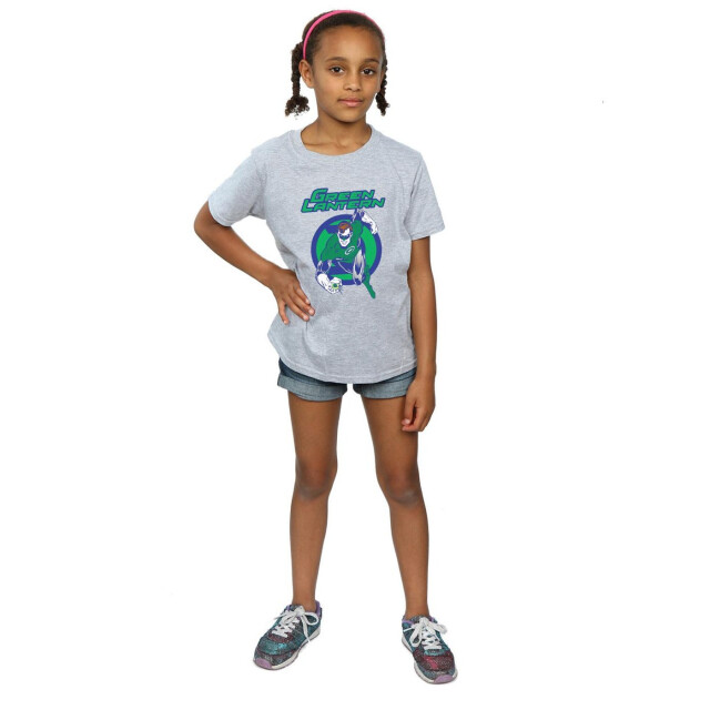 Li-cense Dc comics meisjes green lantern leap katoenen t-shirt UTBI16076_sportsgrey large