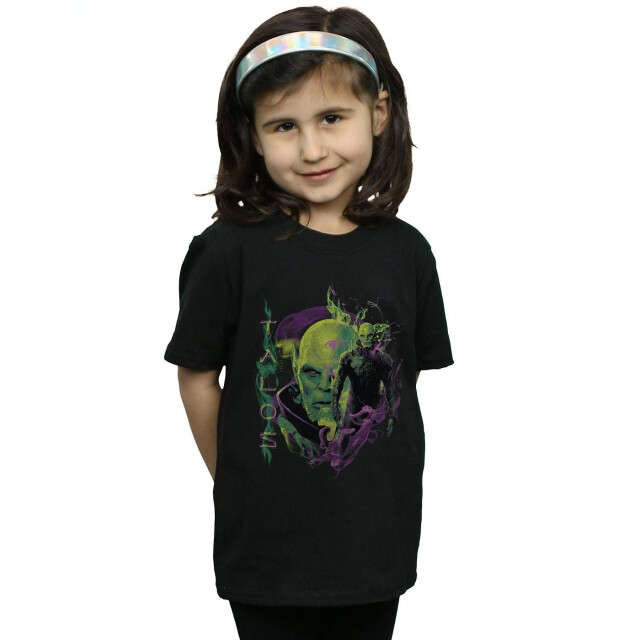 Li-cense Marvel meisjes captain talos rook katoenen t-shirt UTBI15337_black large