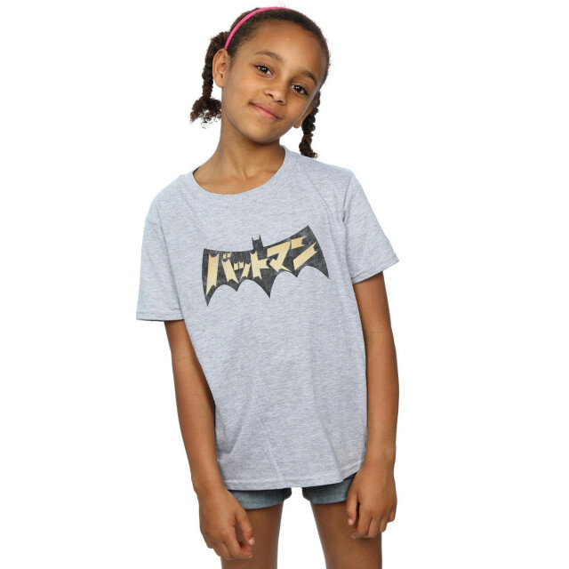 Li-cense Dc comics meisjes batman internationaal logo katoenen t-shirt UTBI16114_sportsgrey large