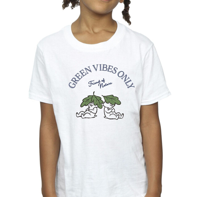 Li-cense Disney meisjes chip ´n dale green vibes only katoenen t-shirt UTBI15454_white large