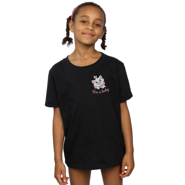 Li-cense Disney meisjes aristocats marie i´m a lady borast print katoenen t-shirt UTBI14192_black large