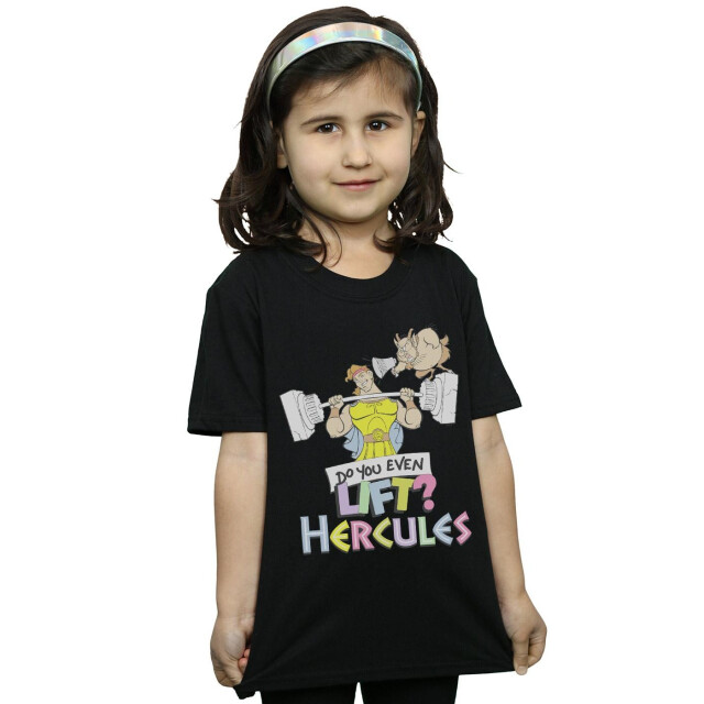 Li-cense Disney meisjes hercules lift je wel? katoenen t-shirt UTBI14327_black large