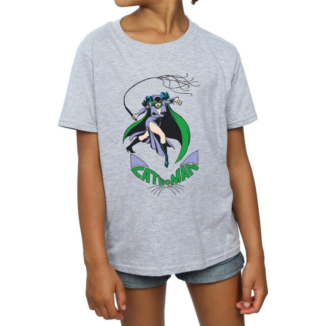 Li-cense Dc comics katoenen t-shirt met zweep voor meisjes UTBI16015_sportsgrey large