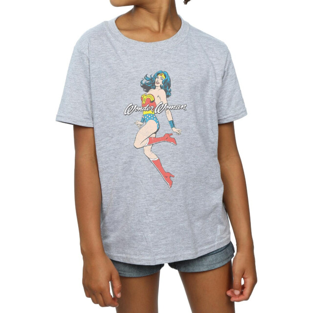Li-cense Dc comics meisjes wonder woman jump katoenen t-shirt UTBI16054_sportsgrey large
