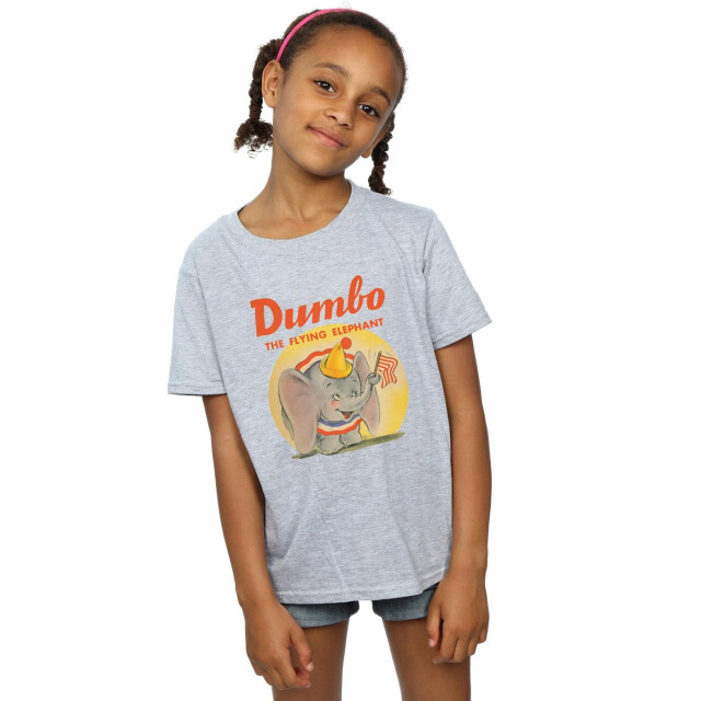 Li-cense Disney meisjes dumbo vliegende olifant katoenen t-shirt UTBI13506_sportsgrey large
