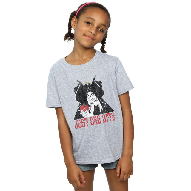 Li-cense Disney meisjes sneeuwwitje just one bite katoenen t-shirt UTBI13608_sportsgrey large