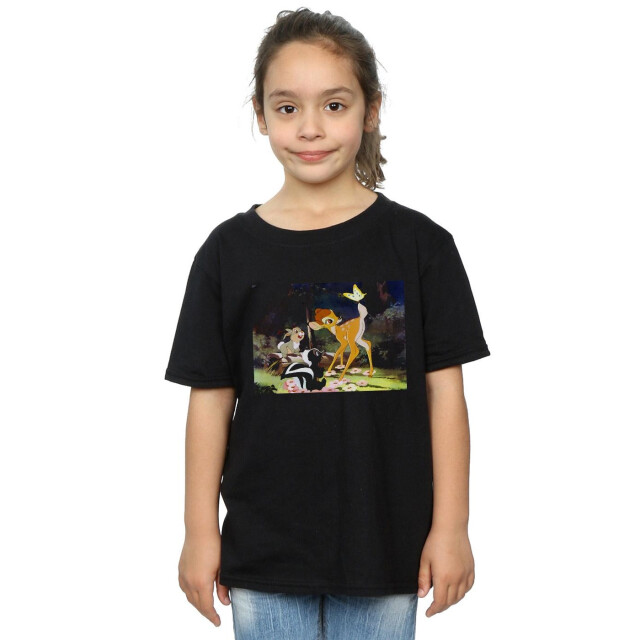 Li-cense Disney meisjes bambi staart vlinder nog katoenen t-shirt UTBI14231_black large
