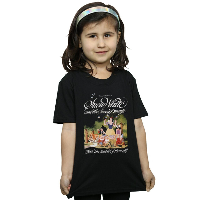 Li-cense Disney meisjes sneeuwwitje en de zeven dwergen katoenen t-shirt UTBI13747_black large