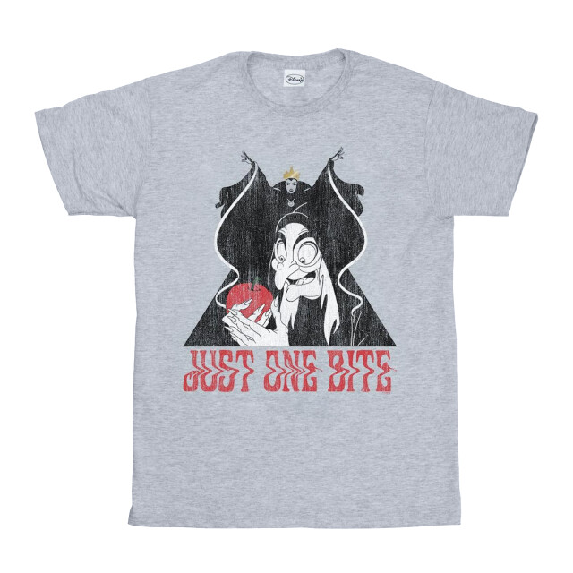 Li-cense Disney meisjes sneeuwwitje just one bite katoenen t-shirt UTBI13608_sportsgrey large
