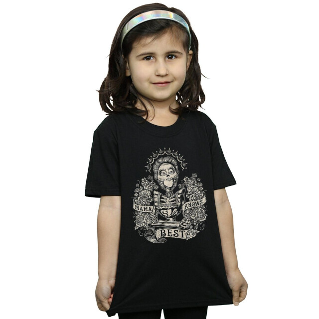 Li-cense Disney meisjes coco mama weet het het beste katoenen t-shirt UTBI12798_black large