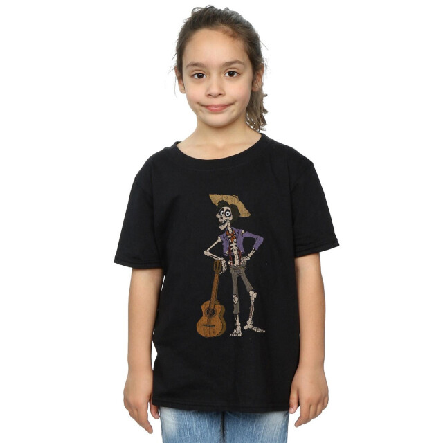 Li-cense Disney meisjes coco hector met gitaar katoenen t-shirt UTBI12857_black large
