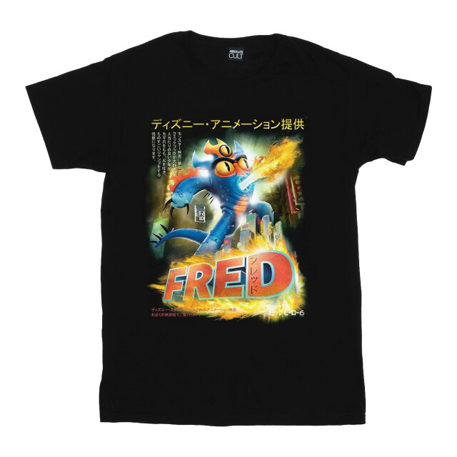 Li-cense Disney meisjes big hero 6 fred anime poster katoenen t-shirt UTBI13413_black large