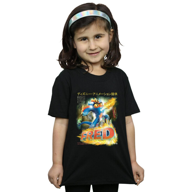 Li-cense Disney meisjes big hero 6 fred anime poster katoenen t-shirt UTBI13413_black large