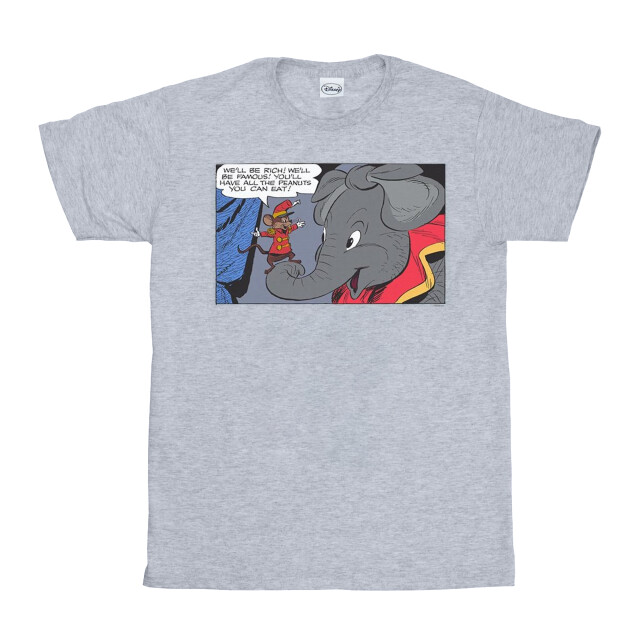 Li-cense Disney meisjes dumbo rijk en beroemd katoenen t-shirt UTBI13507_sportsgrey large