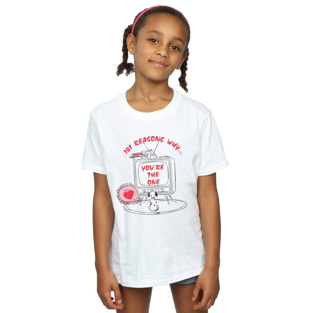 Li-cense Disney meisjes 101 dalmatiërs tv katoenen t-shirt UTBI13610_white large