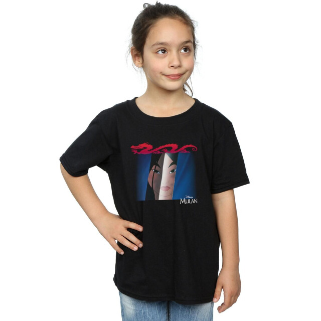 Li-cense Disney meisjes mulan gezicht peep katoenen t-shirt UTBI14232_black large