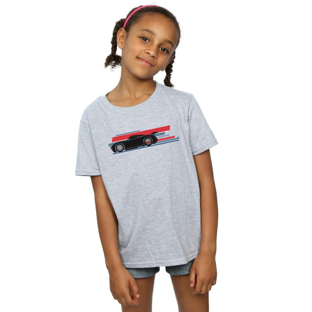 Li-cense Disney meisjes cars jackson storm strepen katoenen t-shirt UTBI12303_sportsgrey large